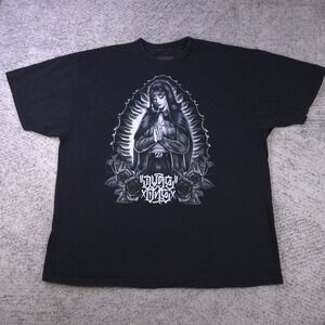 Dyse One T-Shirt Mens 3XL Chicano Art Graffiti‎ Short Sleeve Graphic Tee Black